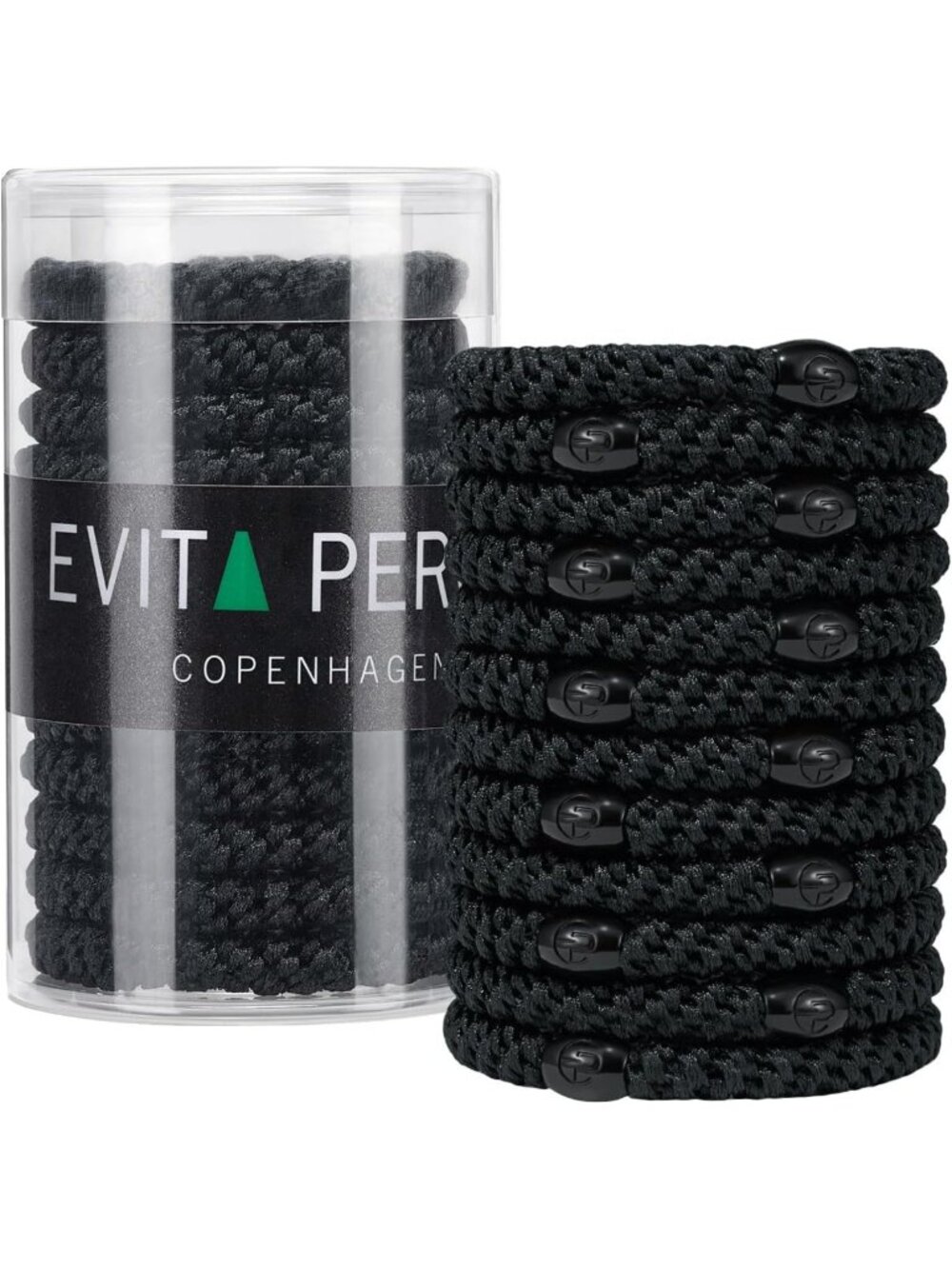 12 Pack No Damage Hair Ties - Secure Hold Elastics for Workout & Daily Use
